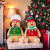 Figura de Jengibre Navideña Transfronteriza, Sombrero de Punta Navideño, Gorro de Chef, Muñeco Gnomo, Decoraciones para Ventanas y Mesas