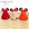 Gorro coreano para bebé, otoño e invierno, de algodón puro, bonito y súper lindo, de lana, para niña, con protección para las orejas para niño.