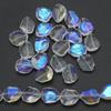 Cuentas Sueltas de Cristal con Forma Especial Europea y Americana, Cuentas de Piedra Romboidal Iridiscente Electrochapada de Vidrio, Material para Pulsera Collar DIY