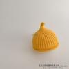Gorro de lana de invierno para bebé Corea del Sur gorro de otoño e invierno para bebé lindo gorro con chupón para hombre y mujer gorro de punto para recién nacido gorro fetal