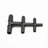 Colección de Accesorios para Tubería de PE: Conector Directo de Enchufe Interno 16mm, Tapón para Cinta de Riego por Goteo Agrícola, Codo, Te, Conector Rápido para Tubería de 20mm