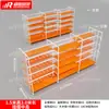Miniso Vitrine de Ilha Laranja Dupla Face Loja de Joias Boutique, Lingerie, Produtos para Bebê, Papelaria, Pet Shop, Capas de Celular, Prateleira de Produtos Premium