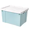 Caja de Almacenamiento de Plástico Transparente Extra Grande para el Hogar para Ropa, Colchas, Juguetes, Caja Organizadora, Caja de Almacenamiento