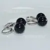 Aretes de Obsidiana Negra Dorada Natural, Aretes de Obsidiana, Aretes Cortos de Alta Gama, Venta al por mayor de Aretes