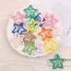 Grampo de cabelo estrela y2g estilo coreano para garotas quentes metal prateado estrela de cinco pontas grampo lateral grampo BB para todos os estilos acessórios de cabelo