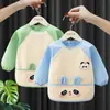 Babero para bebé, ropa para comer de niños, bata impermeable y anti-manchas de manga larga, babero para alimentación de bebés, ropa de alimentación lavable