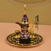Artesanías de Lata de Colores de Característica Étnica de Xinjiang Adornos Pequeños Utensilios para Vino Regalos de Botella de Vino de Metal Regalos Conmemorativos