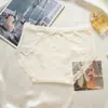 Bragas Sexy de Malla Semitransparente con Encaje para Mujer, Entrepierna de Algodón Puro, Transpirables y Cómodas, de Cintura Media, que se Ajustan a la Cadera, Tangas Lisas para Mujer