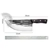 Cuchillo de Cocina Forjado a Mano con Patrón de Martillo, Cuchillo para Cerdo de Acero Inoxidable, Cuchillo de Carnicero, Cuchillo para Cortar Cerdo, Venta al por Mayor Asakh-No.930