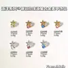 Accesorios de Aleación para Arte de Uñas Estrella de Mar Perla Incrustada con Diamantes Estilo Océano de Verano Decoración 3D para Uñas