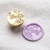 Nuevo sello de cera con diseño de plantas, cabeza de cobre, estilo lindo, sello de cera de lirio del valle, venta al por mayor desde el fabricante