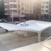 Toldo de estructura de membrana de doble apertura Toldo exterior de estructura de membrana Toldo de estacionamiento de estructura de membrana Toldo de estacionamiento de bicicletas de fábrica comunitaria