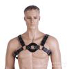 Venta caliente de ropa de coqueteo bondage con correa de cuero para hombres, ropa de pene, ropa divertida para discoteca, venta directa de fábrica