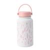 Termo portátil de 650 ml con boca ancha, gran capacidad, color intenso, para estudiantes, con impresión personalizada