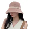 Sombrero de Sol para Viaje de Primavera y Verano para Mujer, Sombrero de Sol Transpirable de Malla Pequeña que Muestra la Cara de Verano, Sombrero de Pescador Protector Solar, Sombrero de Cubo, Informal