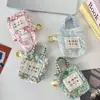 Bolsa para Auriculares Pequeña Fresca Floral Estilo Coreano Mini Diseño de Nicho Bolsa de Almacenamiento Anti-Caídas y Anti-Rozaduras Cubierta Protectora para Auriculares Bluetooth