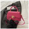 Bolsa Feminina Elegante Simples 2025 Verão Nova Moda Estilo Executivo Cor Pura Ombro Único Transversal