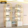 Armário de exposição de prateleira, armário de exposição para nail art, armário multicamadas, estante de armazenamento, expositor de produtos cosméticos para salão de beleza, armário de exposição