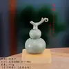 Adorno de Calabaza de la Cerámica Yuerui Ge para Mesa de Té, una Decoración de Mascota de Té, Accesorio de Juego de Té, Florero para Atraer Fortuna y Riqueza