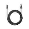 Cabo de Dados Remax em Liga de Zinco e Silicone 66W/65W/30W Cabo de Carregamento Rápido para Celular Tipo-C Adequado para Apple e Android