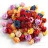 Flores Artificiales de Rosa para Bodas, Capullos de Flores Falsas, Flores de Seda, Decoración Hecha a Mano Materiales DIY, Accesorios de Flor para Peineta Estilo Bosque