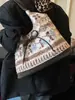 Bolso de Hombro Casual de Felpa de Gran Capacidad Estilo Étnico Estilo Coreano, Bolsa de Compras para Salidas, Bolso Tote Chaleco para Estudiantes