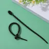 Cuerda de Goma Suave de Almacenamiento de Bloqueo Automático Transfronteriza Llavero de Dibujos Animados DIY Sujetacables de Silicona Organizador de Cables de Datos Colorido Venta al por Mayor