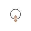 Anillo para Pezón Transfronterizo de Nuevo Producto Incrustado con Circonio en Forma de Abanico Cabeza de Gato con Corazón Cabeza de Conejo Acero Inoxidable Circonio de Colores Clavos para Pezón Europeos y Americanos Venta al por Mayor en Línea