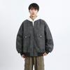 M-XL Nuevo Tamaño Grande Ropa de Trabajo Chaqueta de Cuero PU para Hombre Chaqueta de Cuero Engordada para Hombre Uniforme de Béisbol para Hombre Ropa para Gordos Estilo Callejero Americano