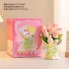 Ramo de tulipanes, decoración de mesa de resina, regalo para el Día del Maestro, arreglo floral para vinoteca, maceta de suculentas para mamá