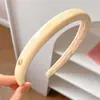 Diadema de Esponja Marrón para Niñas, de Ala Ancha, de Alta Gama, Diadema de Moda para Lavarse la Cara, Pinza para el Cabello de Alta Presión Craneal