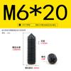Acero Inoxidable 304 Zinc Negro Punta Ranura Cruz Tornillo de Máquina M2-M6 Extremo Cónico Tope Tornillo de Fijación Superior