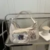Bolsa de Mão Estilo Coreano Moda Simples Bolsa de Mão Feminina Verão 2025 Novo Estilo Bolsa de Ombro Bolsa Transversal com Múltiplos Bolsos