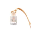 G009-Colgante Perfumador para Coche, Botella de Perfume para Coche, Colgante de Botella de Aromaterapia, Colgante de Botella de Perfume Cilíndrica de 8 ml, Logo Personalizable
