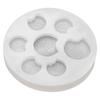 5 biscoito wafer chocolate doce silicone molde DIY assar vela bolo decoração em estoque atacado