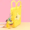 Chaveiro de Silicone Desenho Animado 3D Brinquedo Criativo Tendência Mascote Pingente Prêmio Estudante Presente Chaveiro