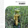 Enfeites Criativos de Sapo Sentado em Resina Estátua de Sapo Carteiro para Jardim e Pátio Decoração de Presente Pastoral Enfeites