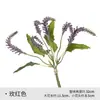Buquê de Flores Artificiais, Arranjo de Flores Artificiais Vermelhas, Artesanato para Decoração de Casa, Montagem de Cena, Lavanda, Flores de Sálvia