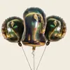 Globos de Papel de Aluminio Shanhaijing Extranjeros Figura de Palo Tungtungsahur Tralalo Tiburón Suministros para Fiestas Transfronterizo