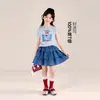 Conjunto de Ropa Infantil Tutu Elefantito para Niñas Conjunto de Dos Piezas Camiseta sin Mangas y Falda Floral Nuevo Estilo Verano 2026