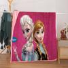 Manta de edredón de invierno rectangular casual portátil de doble cara Frozen para dormir
