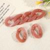 Plástico acrílico 20*30mm hebilla de cadena nube hebilla de doble color cadena para equipaje cadena para teléfono móvil material para accesorios DIY