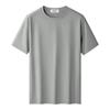 280g Ácido Acético Cool Sense Modal Ligero Dale Camiseta de Manga Corta para Hombre Verano Seda de Hielo Cuello Redondo Camiseta Casual de Alta Gama