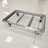 Carro Pallet Personalizado para Coche Tortuga Carro Pallet Marco de Carro Pallet Acero Inoxidable 304 Carro Plano Giratorio Carro Silencioso de Cuatro Ruedas