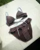 Bikini Sexy Retro de Tres Piezas para Mujer, Cubre el Cuerpo y Adelgaza, Adecuado para Aguas Termales, Tailandia