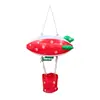 Decoração de Dirigível Inflável de Natal Ornamento de Nave Espacial Inflável de Natal Decoração Pendurada de Natal Adereços de Decoração para Festa de Feriado