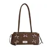 Gran Capacidad Popular Este Año Bolso de Hombro con Lazo para Mujer Nuevo 2026 Gamuza Moda para Viajar Bolso de un Solo Hombro