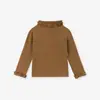 Camiseta de moda estilo europeo y americano para niñas Little maven, top infantil de otoño de manga larga y cuello alto, camiseta básica para bebé