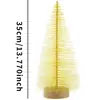 Suministros de Decoración Navideña Mini Árbol de Navidad Arreglo de Ambiente Festivo para el Hogar Árbol de Pinos de Colores Árbol de Pino Pequeño Artificial