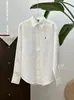 Producto Original de Fábrica Canal Z, Nueva Camisa de Lino de 11 Colores con Cuello Estilizado, Camisa Clásica Elegante y Versátil de Manga Larga